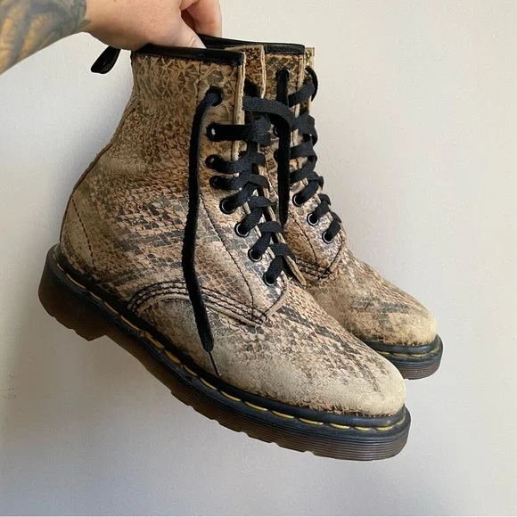 Made In England Python Dr.Martnes - Picture 8 of 11